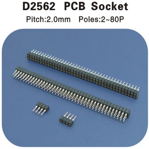  PCB Socket 2.0圓孔排母 D2562