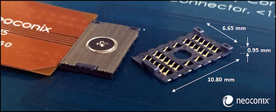 Neoconix推出新的小尺寸（cùn）X-Beam(TM)電氣連接器係列