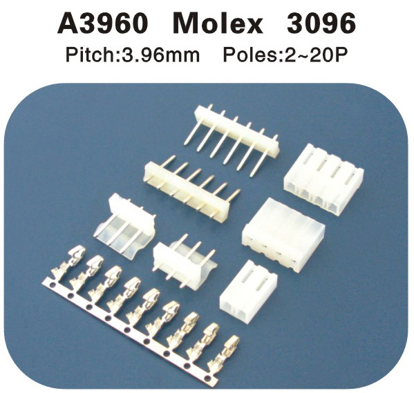  MOLEX3960 3.96連接器 A3960